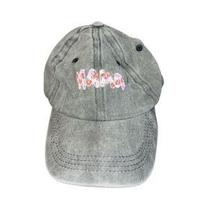 Gray 'Mama' Embroidered Cap​